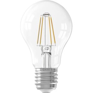 5x Calex LED lamp E27 | Peer A60 | Filament | Helder | 2700K | Dimbaar | 7.5W (60W)