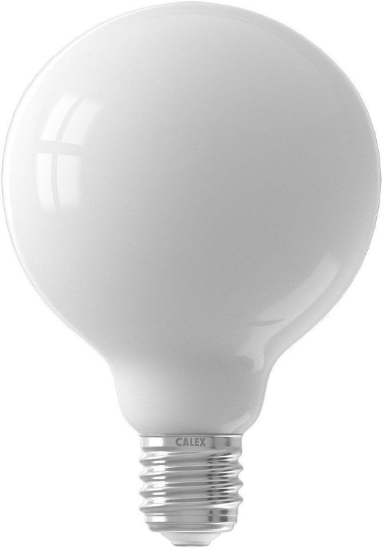 Calex - E27 Led Lamp Globe - Wit Glanzend - 806 Lumen