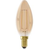 Calex LED lamp E14 | Kaars B35 | Filament | Goud | 2100K | Dimbaar | 3.5W (25W)