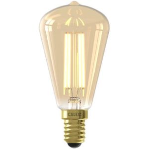 Calex LED lamp E14 | Edison ST48 | Filament | Goud | 2100K | Dimbaar | 3.5W (25W)