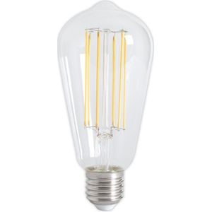 6x Calex LED lamp E27 | Edison ST64 | Filament | Helder | 2300K | Dimbaar | 3.5W (25W)