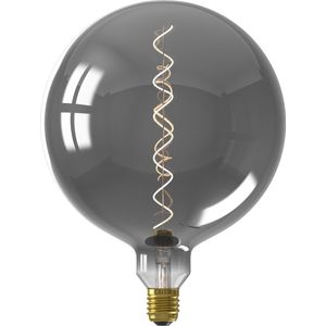 Calex - Filament LED Lamp Kalmar XXL - Metallic Titanium - Ø200 mm - 5W