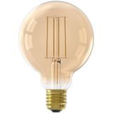 Calex Filament LED Lamp - G95 Vintage Lichtbron - E27 - Goud - Warm Wit Licht - Dimbaar