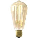 Calex Filament LED Lamp - Rustiek Vintage Lichtbron - E27 - Goud - Warm Wit Licht - Dimbaar