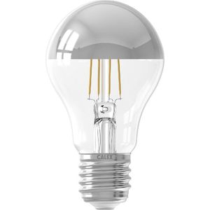 Calex LED lamp E27 | Peer A60 | Kopspiegel Zilver | Helder | 2700K | Dimbaar | 4.5W (40W)