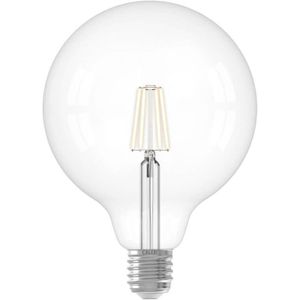 6x Calex LED lamp E27 | Globe G125 | Filament | Helder | 2300K | Dimbaar | 4.5W (40W)