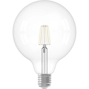 Calex filament LED Globelamp G125 E27 4.5W 470lm 2300K Helder Dimbaar Ø12.5cm