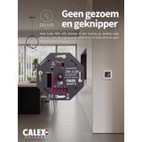 Calex - Smart LED Dimmer - Wifi - Inbouw - 5-250W - Fase Aan/Afsnijding
