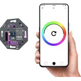 Calex - Smart LED Dimmer - Wifi - Inbouw - 5-250W - Fase Aan/Afsnijding