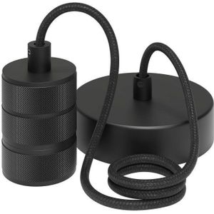 Calex - Retro Pendel - Hanglamp - Zwart - E27 Fitting