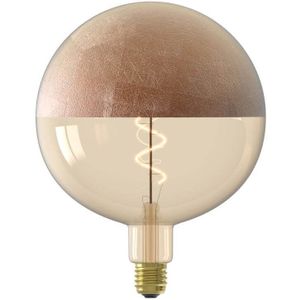 Calex XXL lamp E27 | Kalmar Craquele | Copper | 1800K | Dimbaar | 4W