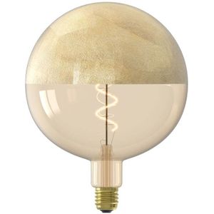 Calex XXL lamp E27 | Kalmar Craquele | Gold | 1800K | Dimbaar | 4W