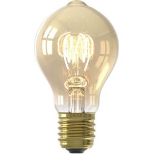 6x Calex LED lamp E27 | Peer A60 | Filament | Goud | 2100K | Dimbaar | 5.5W (40W)