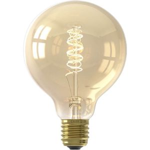 6x Calex LED lamp E27 | Globe G95 | Goud | 2100K | Dimbaar | 5.5W (40W)