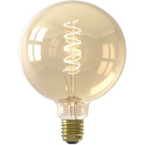 6x Calex LED lamp E27 | Globe G125 | Filament | Goud | 2100K | Dimbaar | 5.5W (40W)