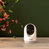 Calex - Beveiligingscamera voor Binnen - 2K - Pan Tilt - Wifi - Wit