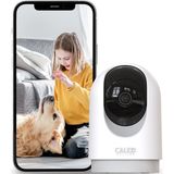 Calex - Beveiligingscamera voor Binnen - 2K - Pan Tilt - Wifi - Wit