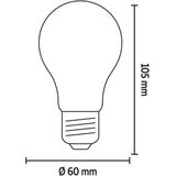 Calex - Slimme Lamp - Set van 2 - Wifi LED Filament - Goud - Dimbaar - Warm Wit