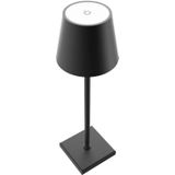 Calex Stelio Tafellamp Oplaadbaar - Indoor/Outdoor - Dimbaar - Zwart
