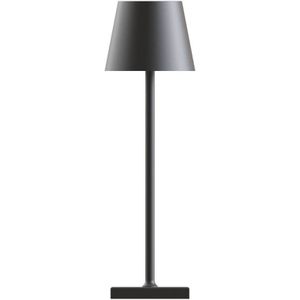 Calex Stelio Tafellamp Oplaadbaar - Indoor/Outdoor - Dimbaar - Zwart