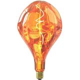 Calex - Organic Flamboyant Evo - Lamp - Geel - Glaswerk