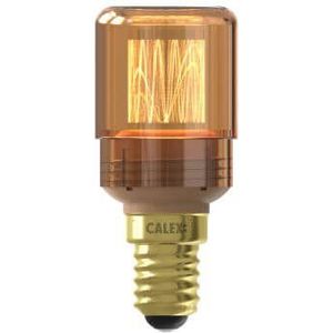 Calex LED lamp E14 | Buis T30 | Filament | Goud | 1800K | Dimbaar | 2.3W