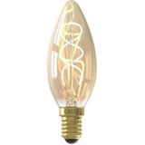 LED lamp E14 | Kaars | Calex (2.5W, 136lm, 2100K, Goud, Dimbaar)