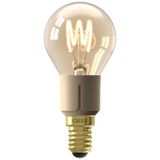 Calex LED lamp E14 | Kogel P45 | Filament | Goud | 2100K | 3-staps dimbaar | 4W (25W)