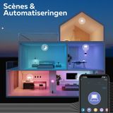 Calex - Smart Lamp - Wit - Eenvoudige Installatie - Spraakbesturing