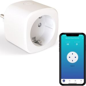 Calex - Slimme Stekker - Energiemeter - Smart Plug - Werkt met Alexa en Google Home