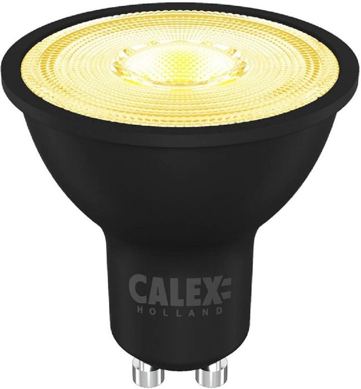 Calex - LED GU10 Lamp - Zwart - Dimbaar - Energiezuinig