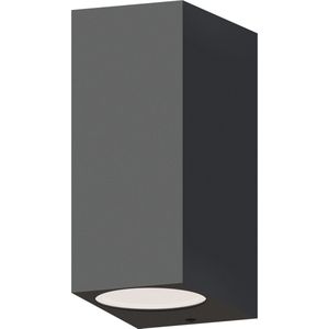 Calex Wandlamp buiten GU10 | Up & Down | Rechthoek | IP54 | Antraciet