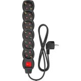 Calex - Stekkerdoos - 4 Stopcontacten - Gerecycled Plastic - Energiebesparend