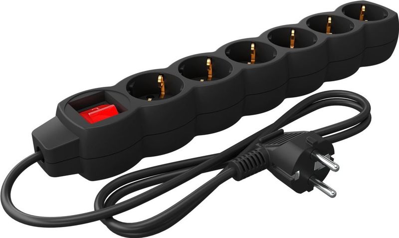 Calex - Stekkerdoos - 4 Stopcontacten - Gerecycled Plastic - Energiebesparend