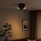 Calex LED Lamp - 3 Stuks - 3x GU10 spot - Inbouwspots - Dimbaar - Zwart - Warm Wit Licht - 5W