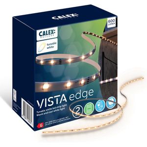 Calex LED Strip 2 meter - Voor Binnen - Warm wit licht - Inclusief Afstandsbediening