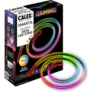 Calex Gaming LED Strip voor Bureau - Razer Chroma Compatibel - Smart Home - RGBIC Synchronisatie voor PC - 150cm