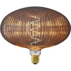 Calex Pulse Lille LED Lamp - E27 - Filament Lichtbron - Warm Wit Licht - Rookglas