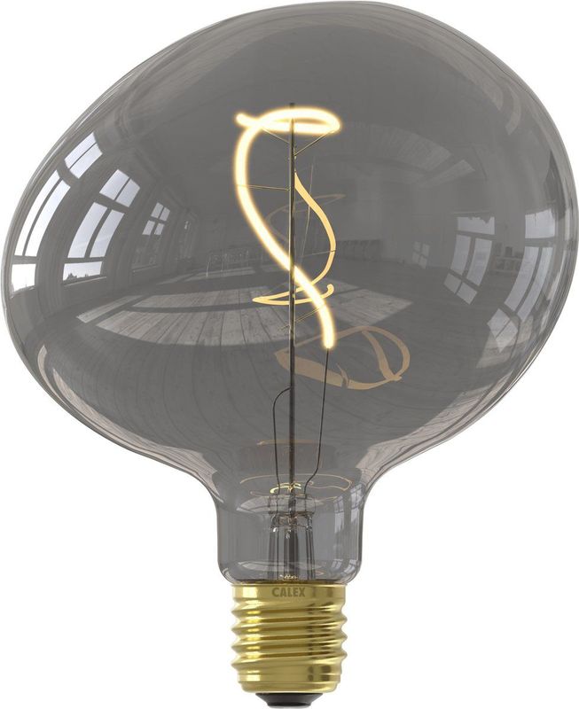 Calex - Pebble - Filamentlamp - Warm Wit - E27 Fitting - Titanium Glas