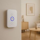 Calex - Slimme Video Deurbel - 2K - Bedraad - Wit