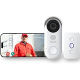 Calex - Slimme Video Deurbel - 2K - Bedraad - Wit