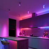 Calex - Smart Plafondlamp - Wit - 1-Lichts - Slimme Opbouwspot - Rond