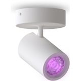Calex - Smart Plafondlamp - Wit - 1-Lichts - Slimme Opbouwspot - Rond