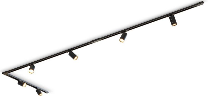 Calex - Railverlichting - Zwart - GU10 - 6 Spots