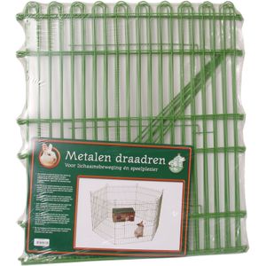 Boon Knaagdieren- & Konijnenren - Appelgroen - 6 panelen van 67 x 60 cm