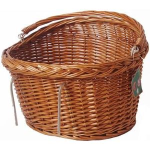 Topmast Rieten Hondenfietsmand - Voor op de Bagagedrager - 51 x 31 x 48 CM | Witjes Verzendhuis