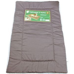 Ligkussen cozy duo grijs wit 104 x 67 cm - Gebr. de Boon