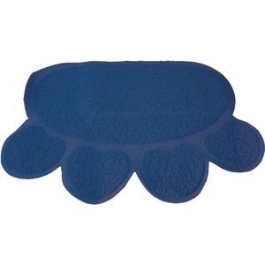 Uitloopmat Poot - Donkerblauw - Rubber