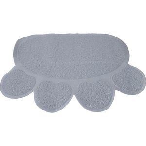 Boon Kat - Kattenbakmat - Uitloopmat - Poot - 60 x 45 cm - Lichtgrijs - 1ST