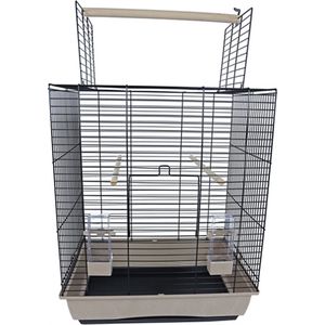 Boon Interzoo Vogelk.big Ara Zwart / Beige 55,5X42,5X67,5/88CM